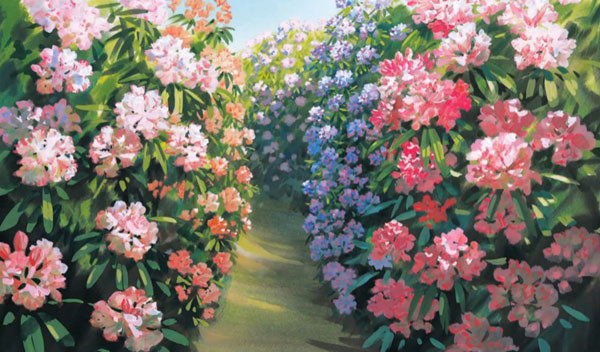 春林花多媚，春阳意多暖，春风复多情，吹我罗裳开