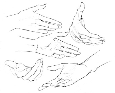 绘画素材 手部