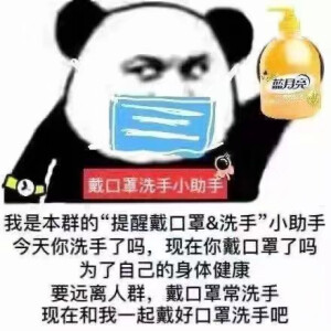 熊猫头戴口罩图片