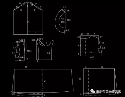 宝宝衣服剪裁图纸，图转侵删