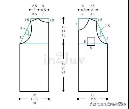 宝宝衣服剪裁图纸，图转侵删