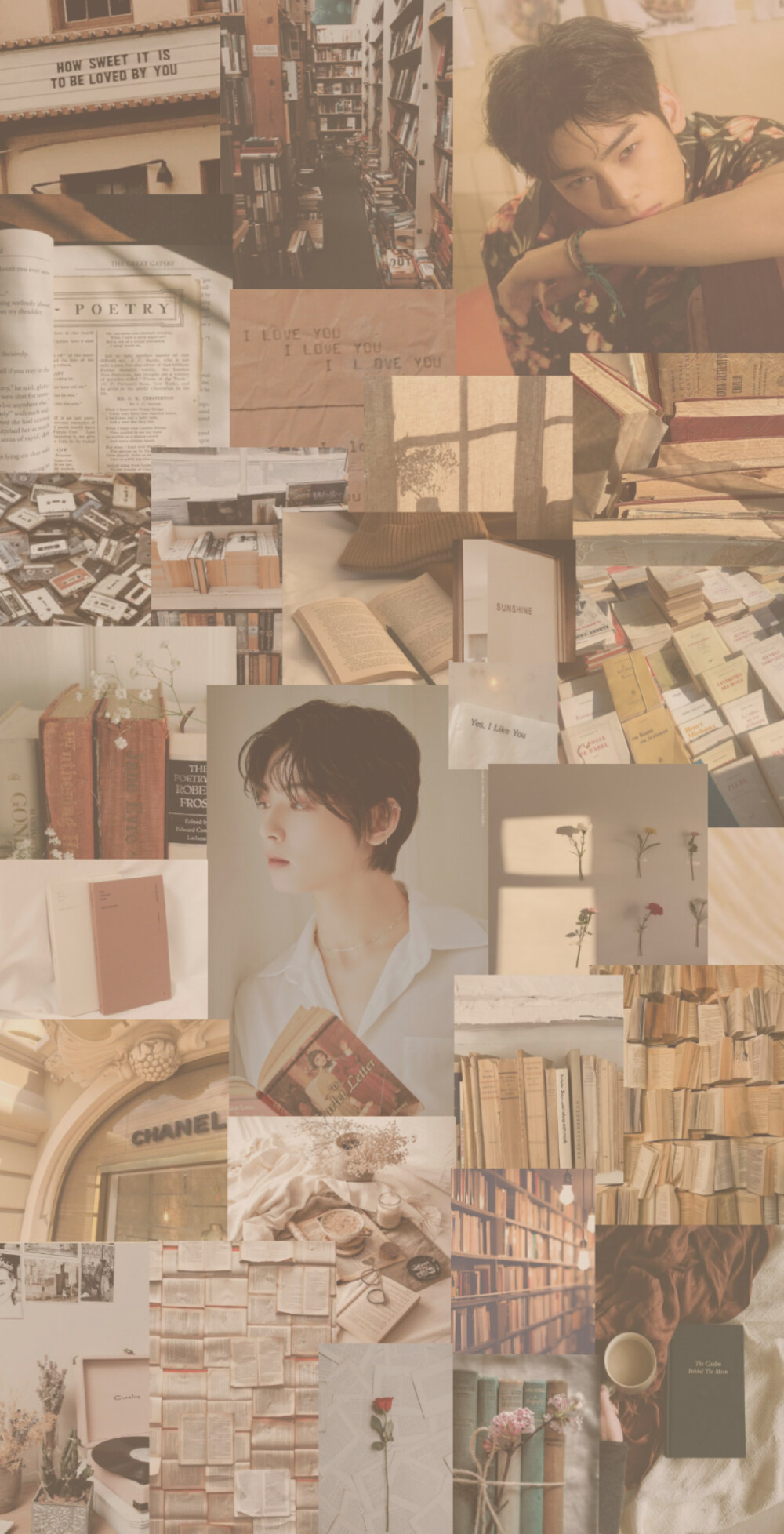 “一束光照进铁塔，铁塔里的肮脏龌龊被显现，这束光便有了罪。”
爱豆拼贴壁纸 车银优（第三张自制）拿图d