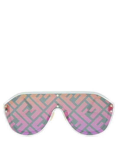 Fendi FF aviator metal sunglasses