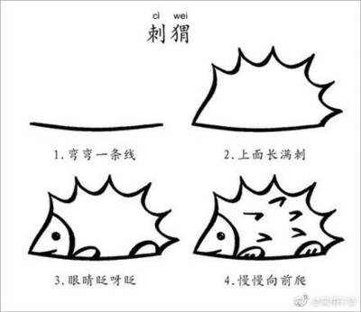 学习丨带儿歌的简笔画