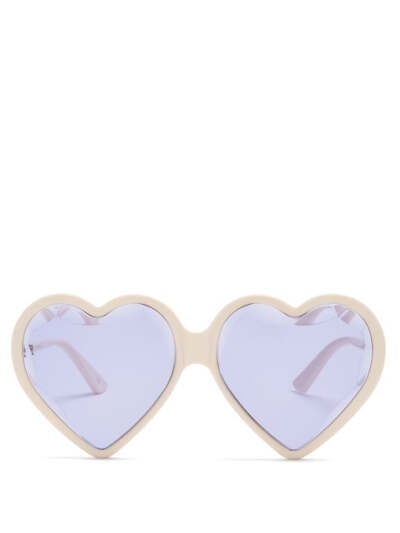 Gucci Heart acetate sunglasses