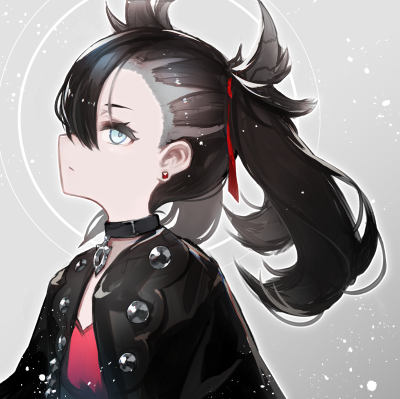 玛俐（マリィ／Marnie）伽勒尔尖钉道馆馆主 宝可梦剑盾
「久坂んむり／Pixiv ID：379942」