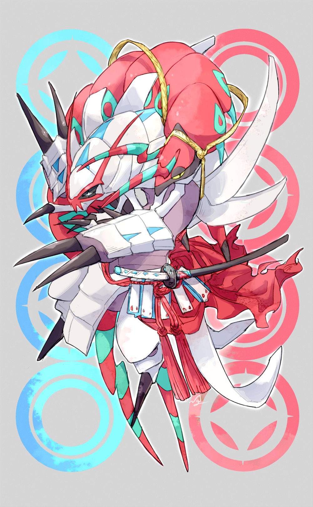 具甲武者／Golisopod
「ニギリ／Pixiv ID：24223931」