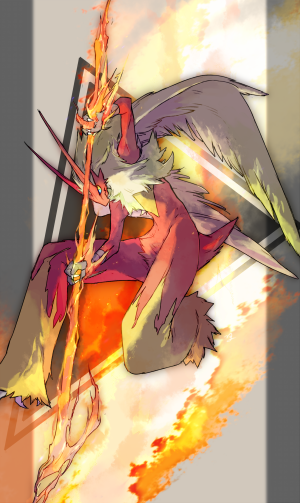 火焰鸡／Blaziken
「ニギリ／Pixiv ID：24223931」