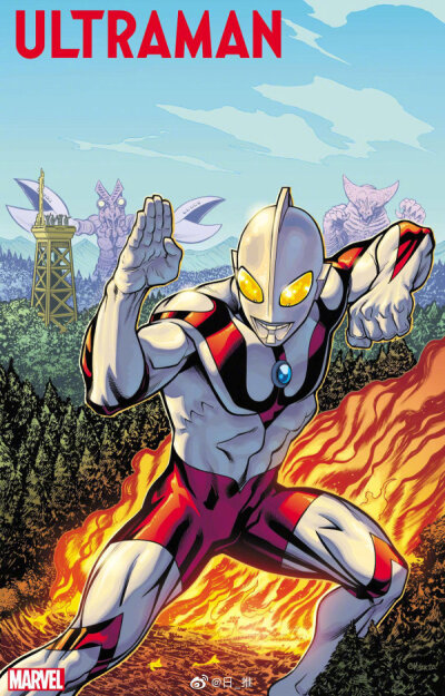 圆谷 x 漫威娱乐 合作的奥特曼漫画『THE RISE OF ULTRAMAN』封面图公开将于2020年后半在美国出版、第1卷将回归奥特曼的原点。