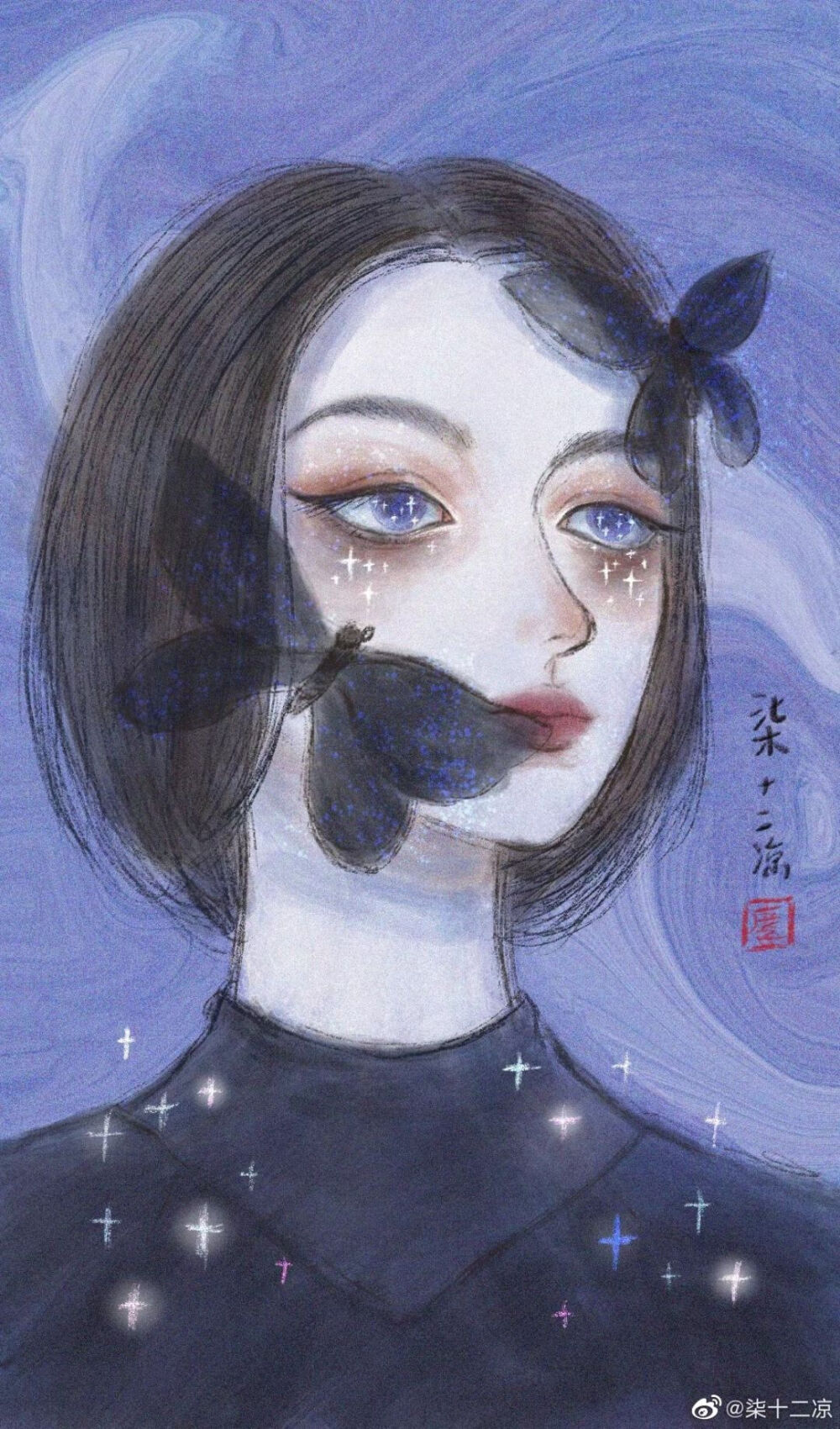 画师微博：柒十二凉