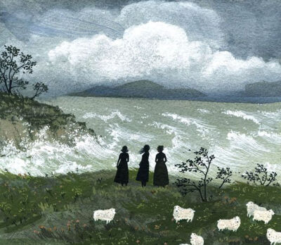 来自美国插画师 Becca Stadtlander 绘画作品一组 (转)