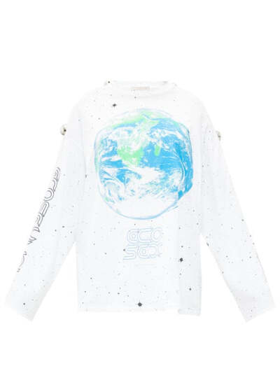 Christopher Kane Eco-sexual long-sleeved T-shirt