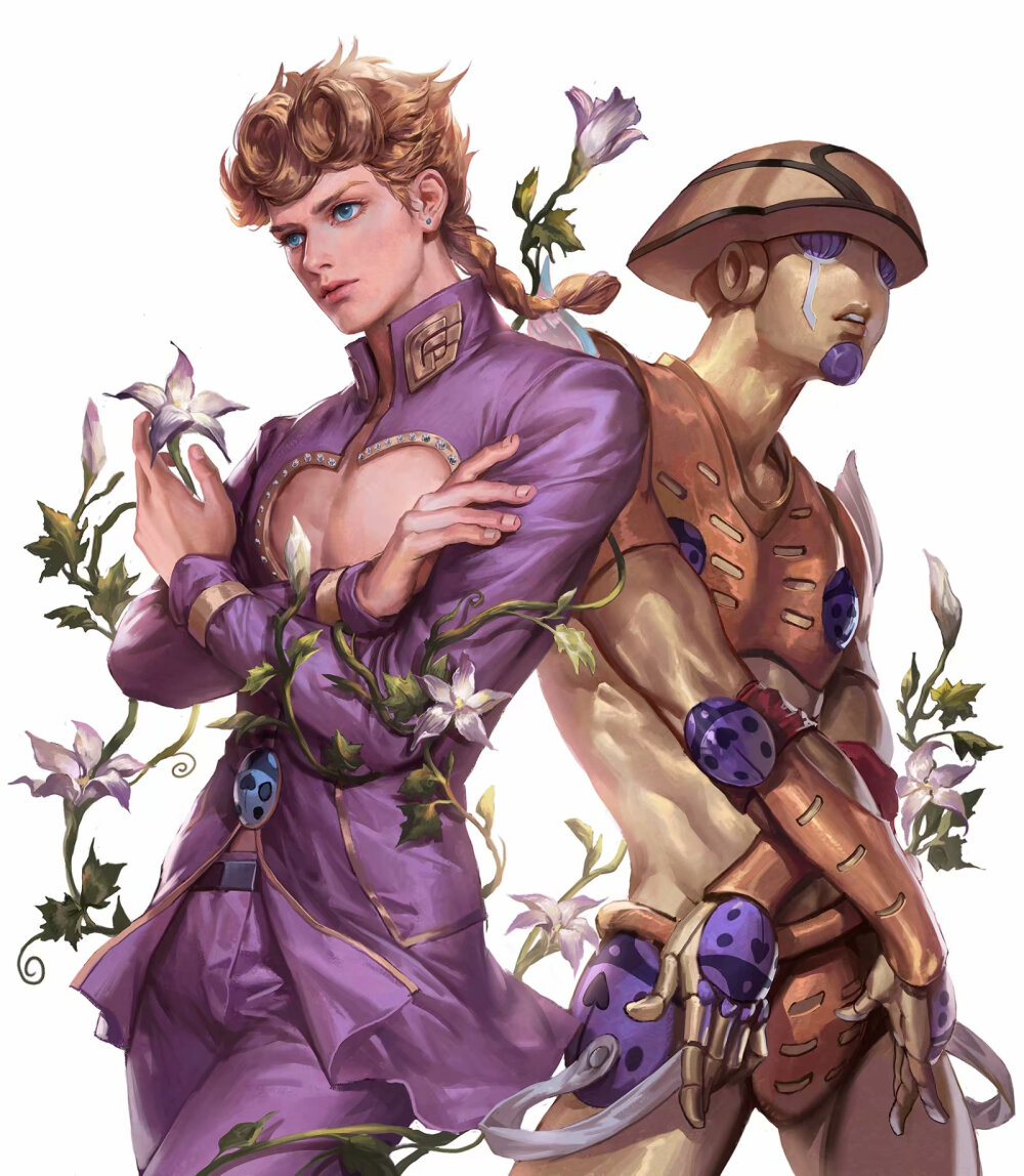 jojo  鲁诺·乔巴纳 黄金体验 画师 疾速k