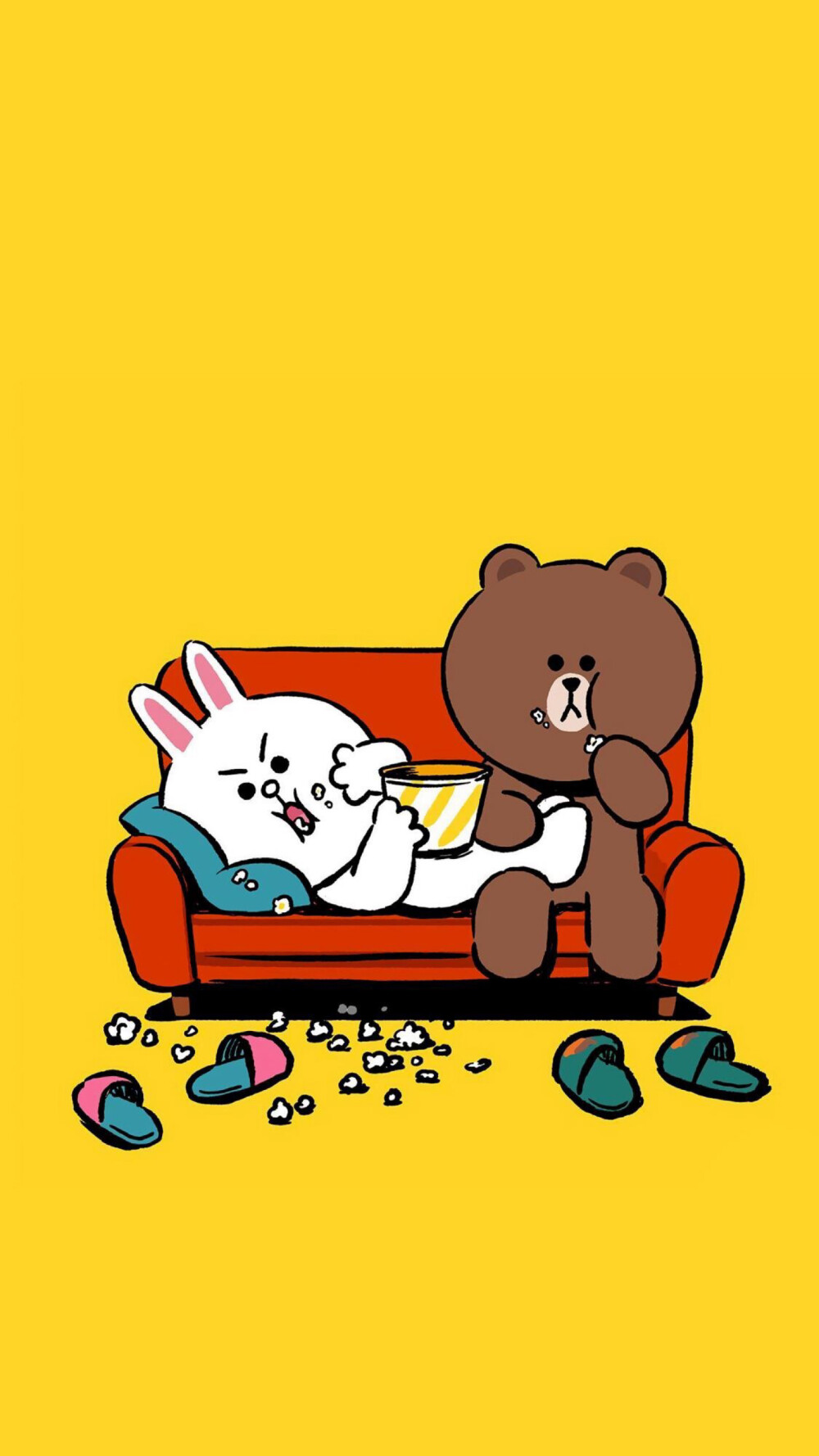 iPhone+壁纸+LINE+cony+brown+可妮+布朗+莎莉+熊大