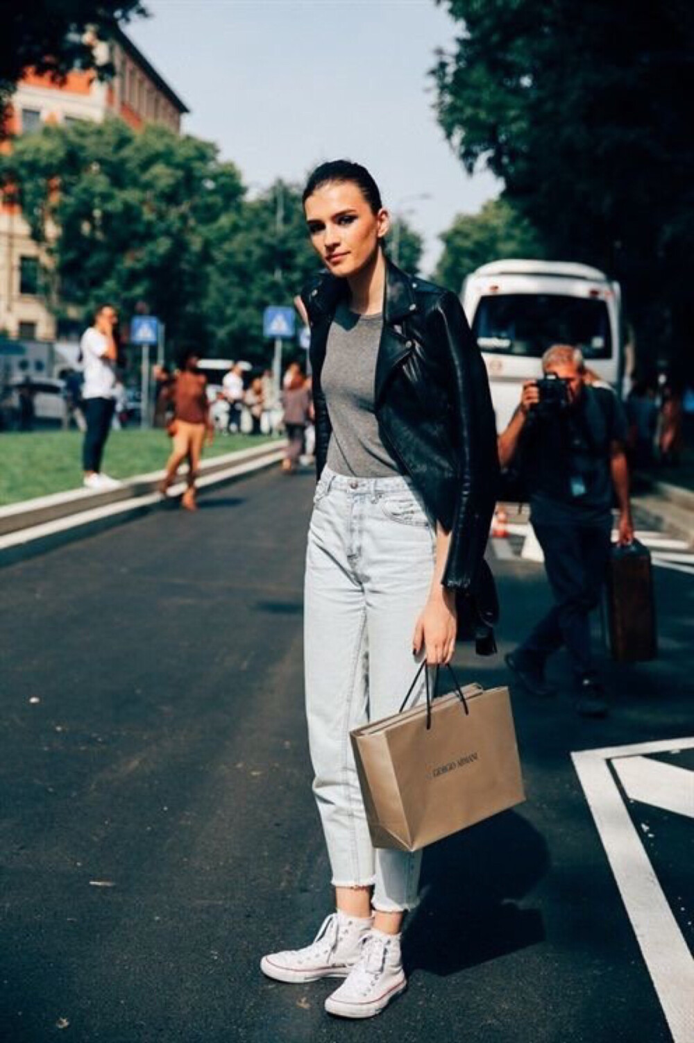 欧美街拍 模特街拍 streetstyle