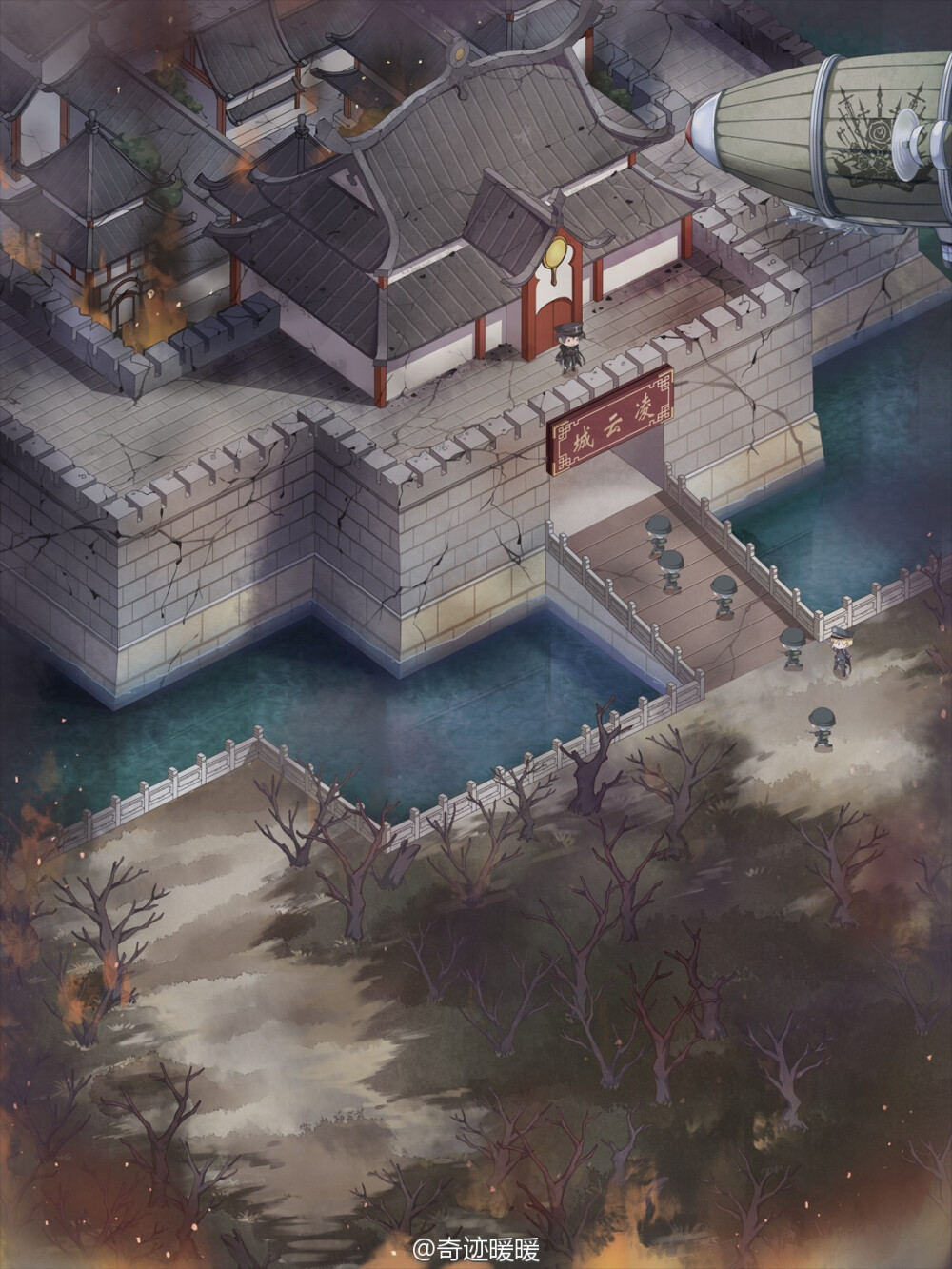 克拉克拉聊天体必备，那些唯美的动漫手绘背景（来源:恋与，天鹅座，暖暖，漫画）