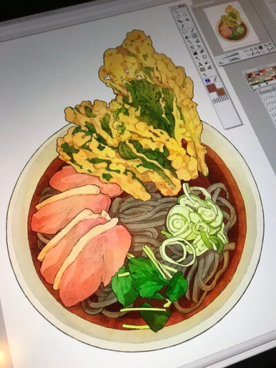 美食画