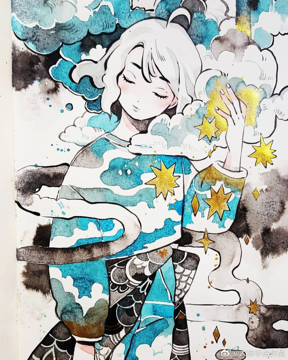 作者maruti_bitamin 水彩画