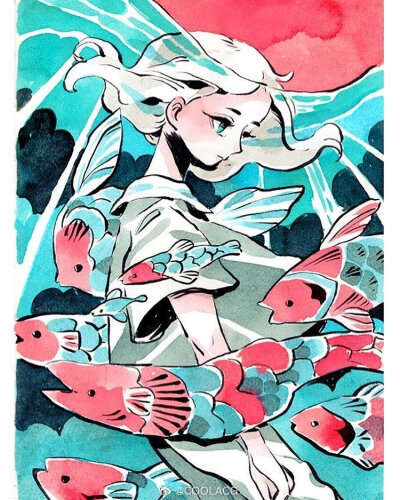 作者maruti_bitamin 水彩画