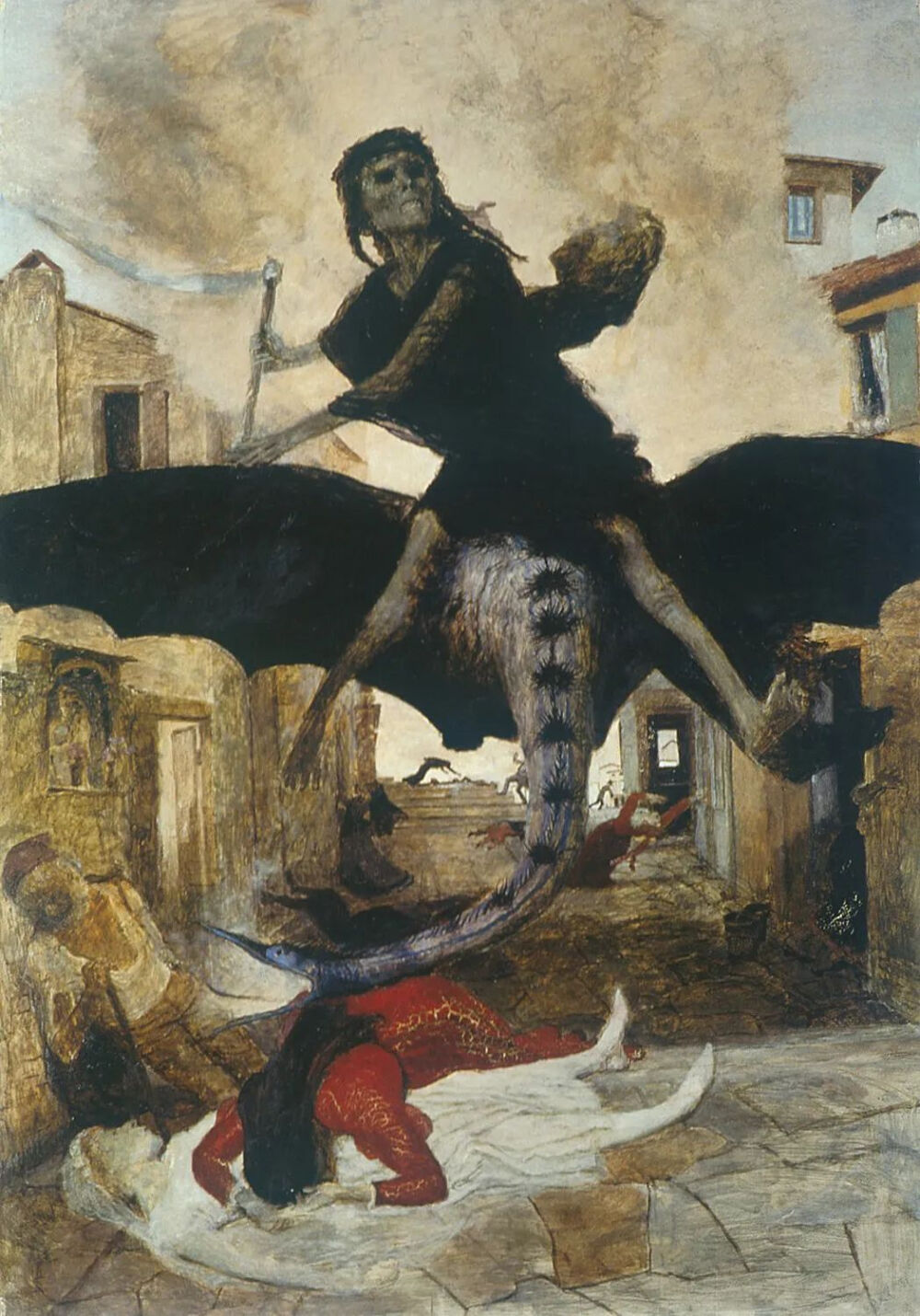 Arnold Böcklin，The Plague，1898
Kunstmuseum Basel, Basel, Switzerland
