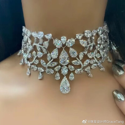 钻石 项链 chocker