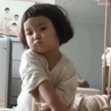 可爱表情包 萌娃 情侣日常～撒娇～