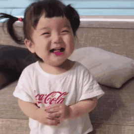 可爱表情包 萌娃 情侣日常～撒娇～