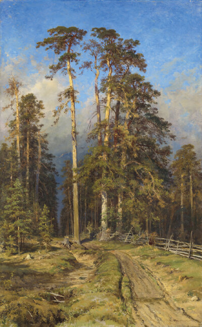 俄罗斯画家Ivan Shishkin, 1832-1898