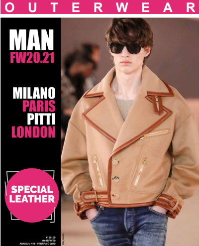 MAN'S OUTERWEAR&LEATHER 男装外套和皮衣专辑。图片来自米兰MILANO、巴黎PARIS 等男装国际时装发布会和PITTI UOMO 意大利男装展会的最新设计发布。杂志可以订阅。