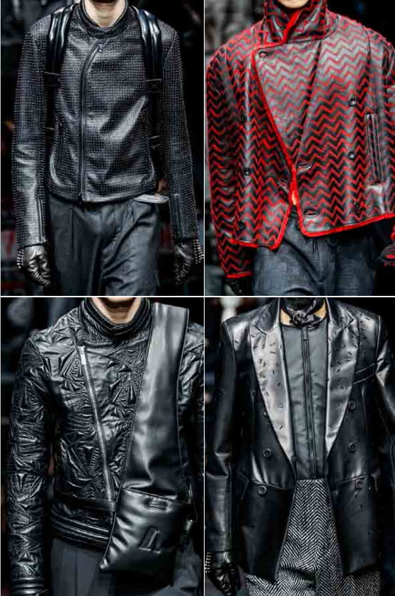 MAN'S OUTERWEAR&LEATHER 男装外套和皮衣专辑。图片来自米兰MILANO、巴黎PARIS 等男装国际时装发布会和PITTI UOMO 意大利男装展会的最新设计发布。杂志可以订阅。