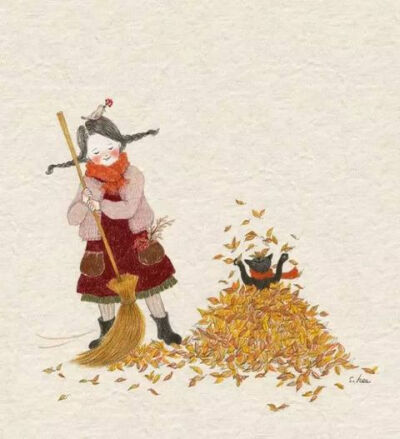 【插画】초록담쟁이——美丽的日子