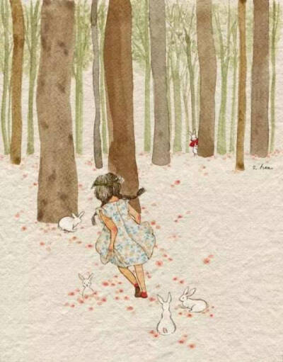 【插画】초록담쟁이——美丽的日子