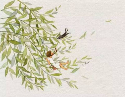 【插画】초록담쟁이——美丽的日子