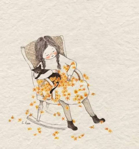 【插画】초록담쟁이——美丽的日子