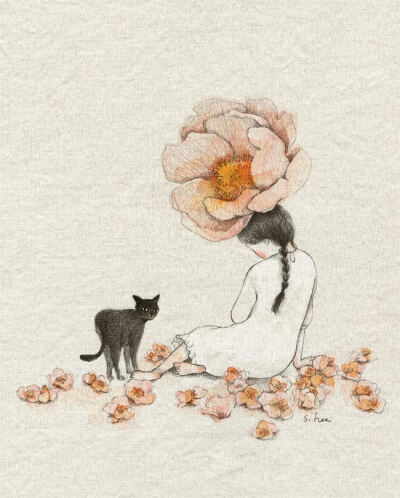 【插画】초록담쟁이——美丽的日子