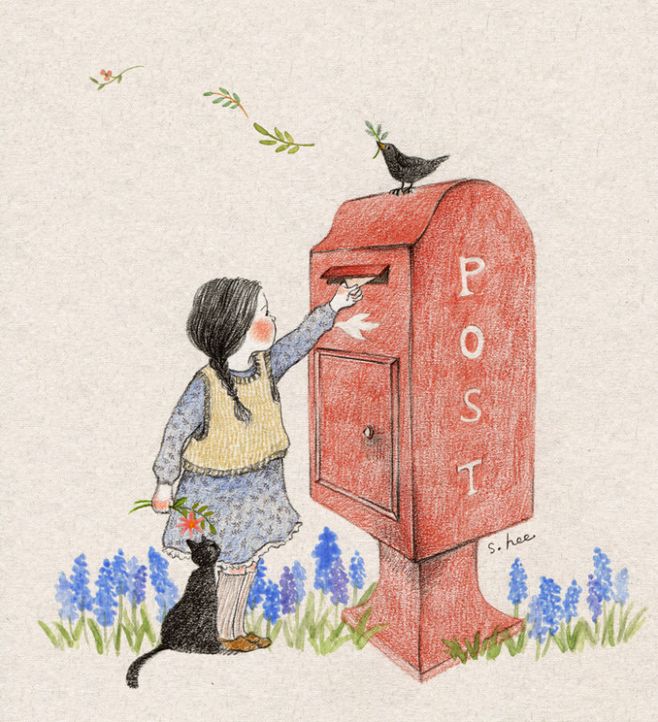 【插画】초록담쟁이——美丽的日子