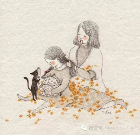 【插画】초록담쟁이——美丽的日子