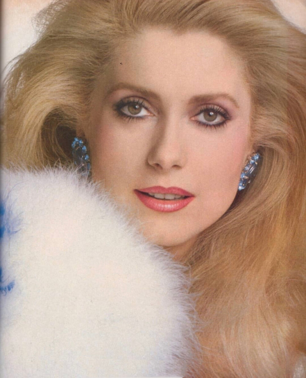 Catherine Deneuve shot by David Bailey for Vogue 1982 ​​​