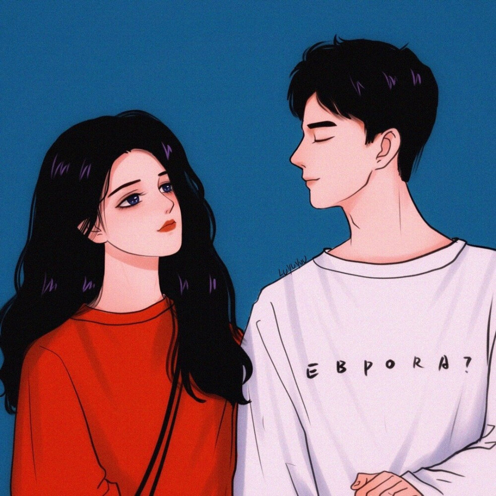 手绘头像梨泰院class情侣头像超好看