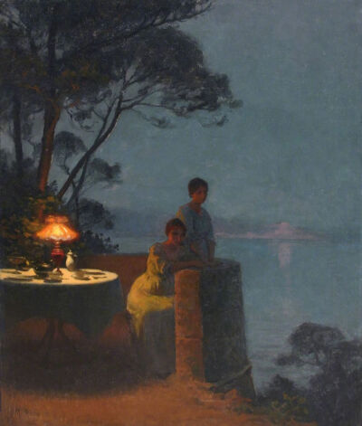 迷人的光影
法国画家 Marcel Rieder（1862-1942） 