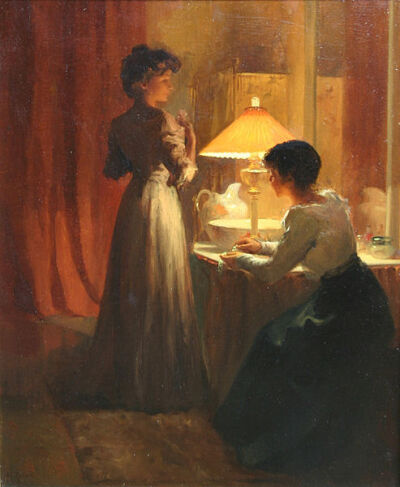 迷人的光影
法国画家 Marcel Rieder（1862-1942） 