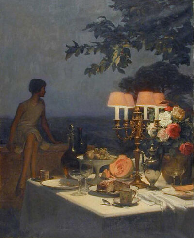 迷人的光影
法国画家 Marcel Rieder（1862-1942） 