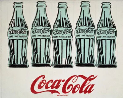 ▲ 可口可乐瓶 by Andy Warhol，1962年