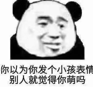 沙雕表情包 熊猫头