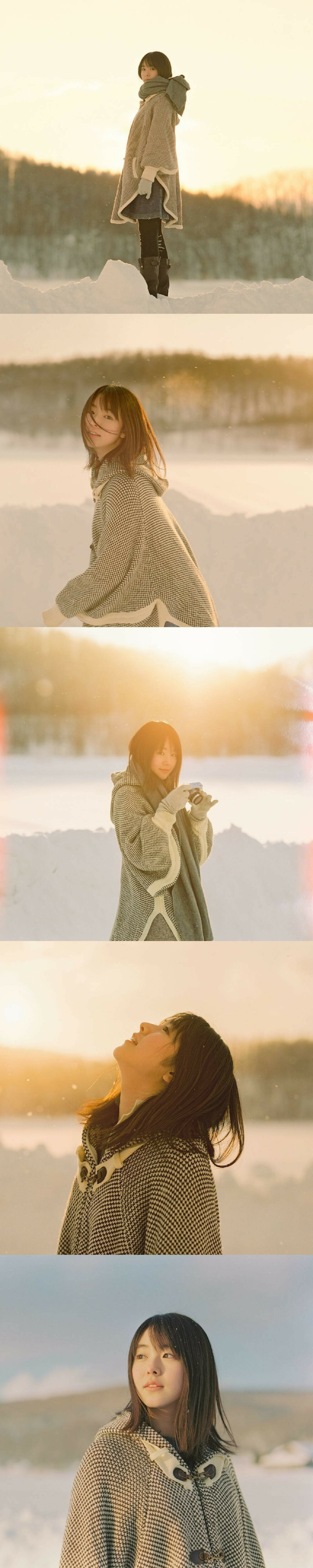 唐田英里佳 雪地 日系少女 我的城市下雪了