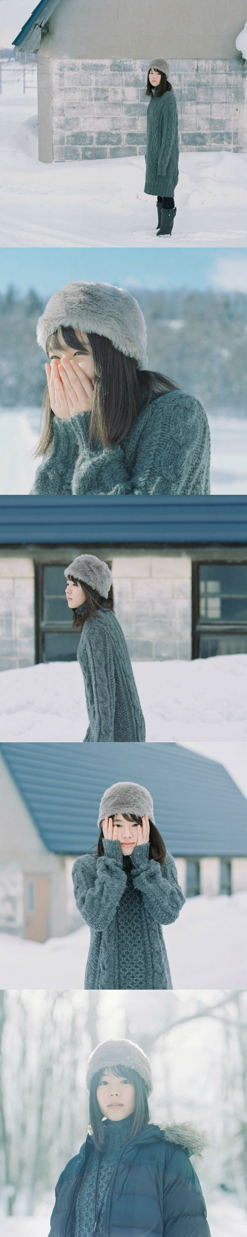 唐田英里佳 雪地 日系少女 我的城市下雪了