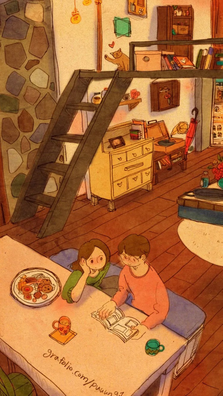 我也会好奇的去看他正在看的那一本书