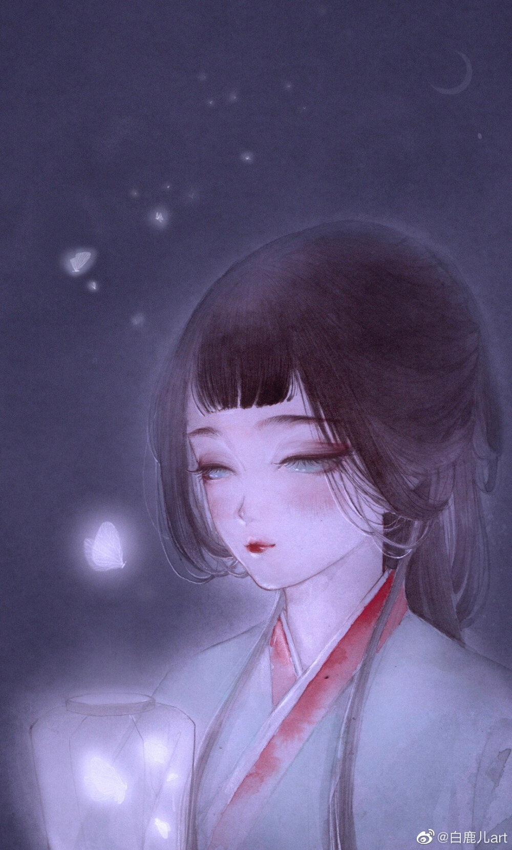 手绘 美人by 白鹿儿art