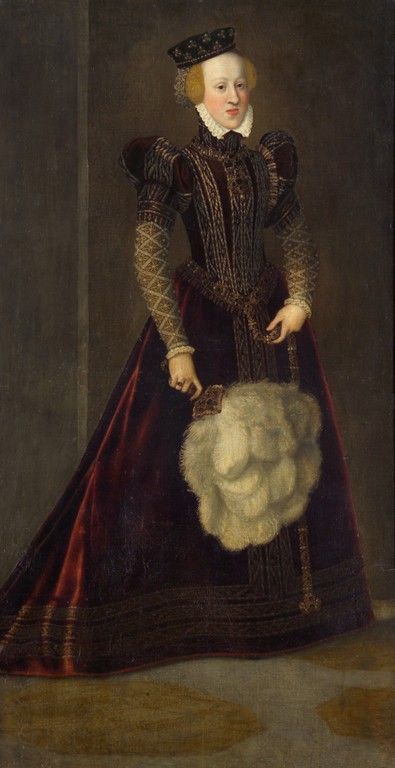 古代欧洲贵族女子与她们的羽毛扇
Joanna of Austria, Grand Duchess of Tuscany