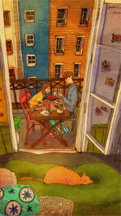  所谓幸福，可能就是和对的人，以彼此都舒服的方式，一起生活一辈子吧